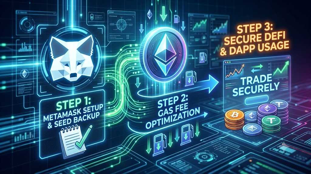 MetaMask wallet setup seed phrase security and Ethereum gas fee optimization guide featured image